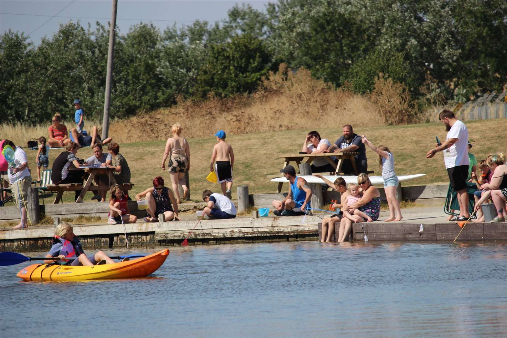 Water sports at Barton's Point Coastal Park, Sheerness. Picture: John Nurden