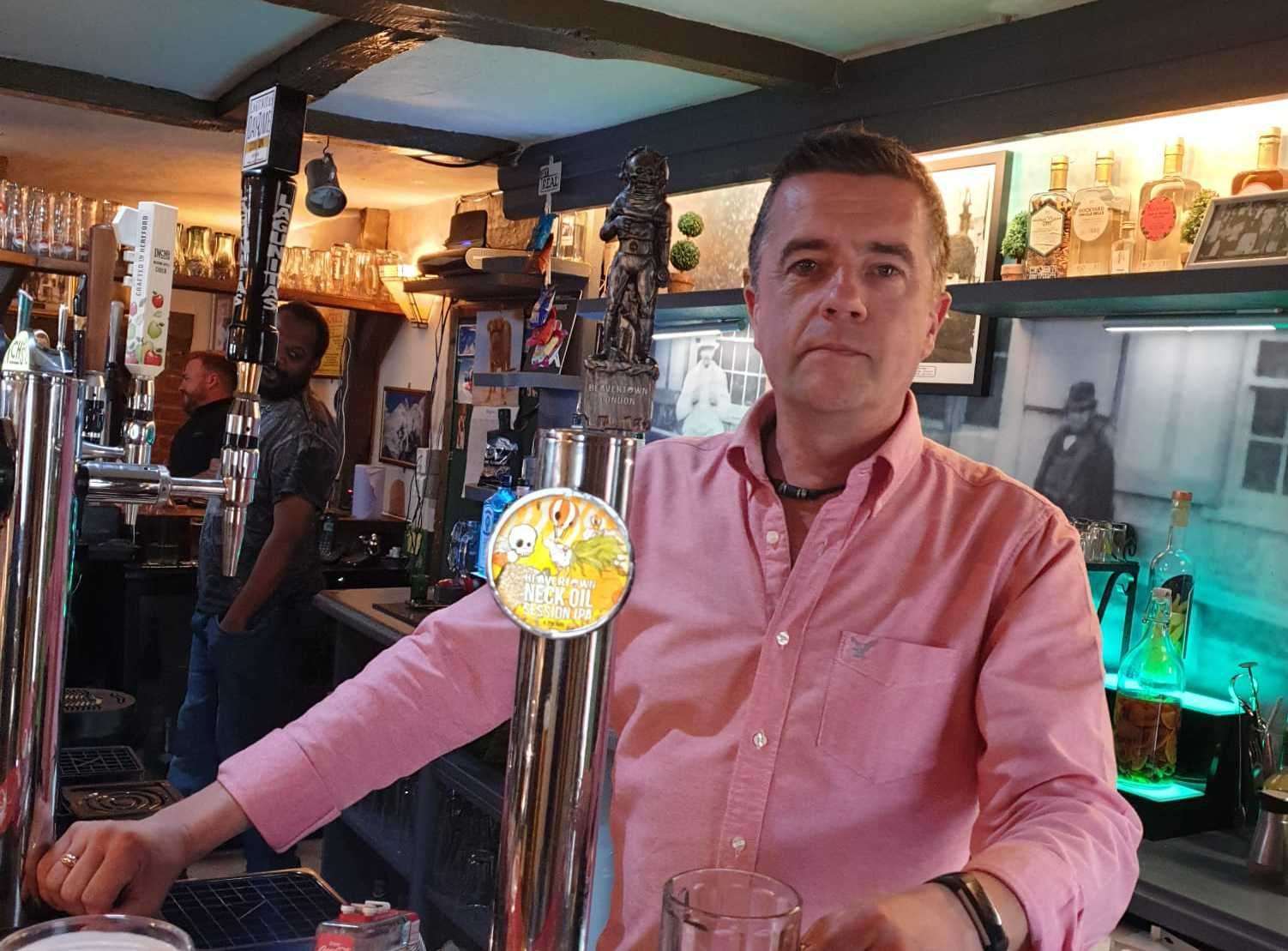 Wheatsheaf landlord Terry Cronin