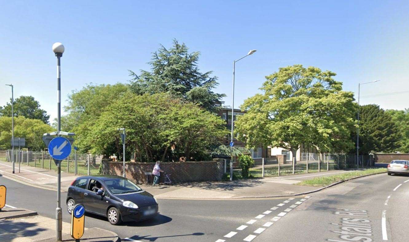 The Broadstairs Road/Fairfield Road junction near Dane Court Grammar School, Broadstairs. Picture: Google