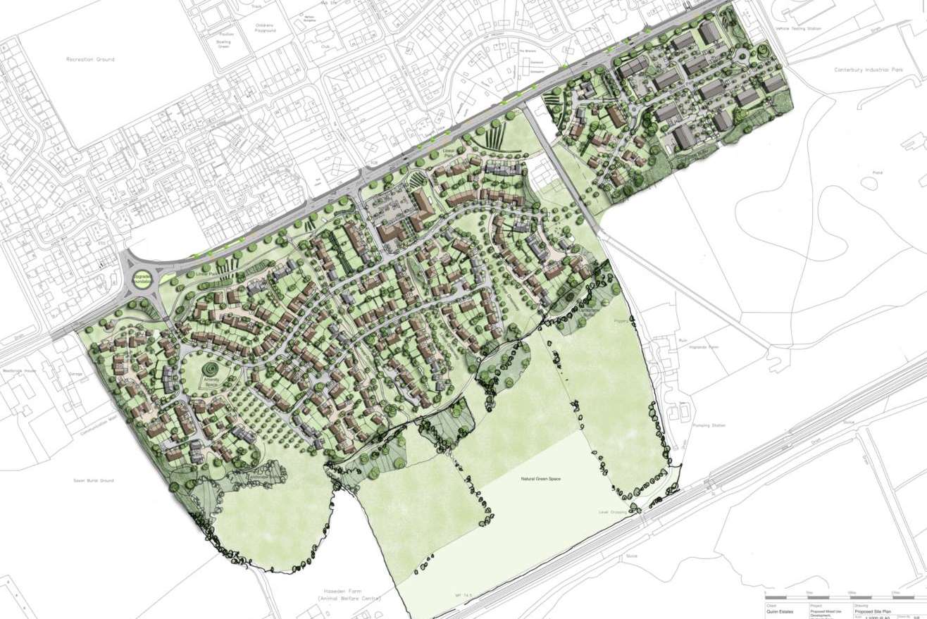 Drawings of the site layout