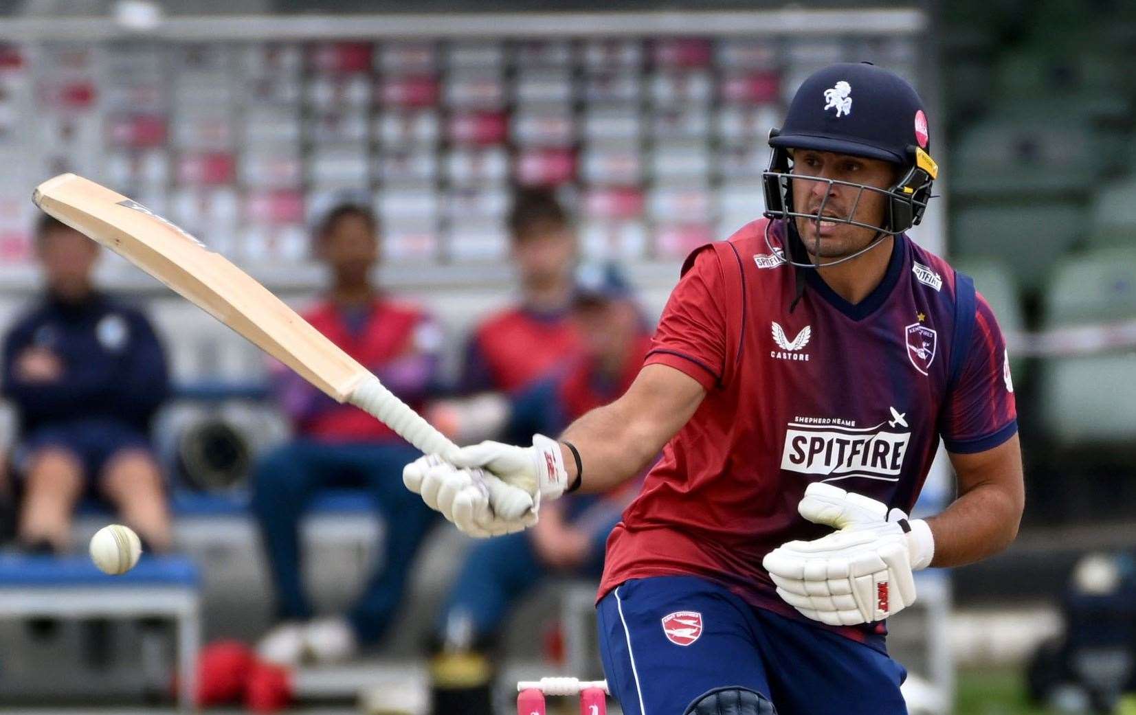 Beyers Swanepoel - the South African overseas all-rounder scored an unbeaten century in a friendly win against Bedfordshire on Tuesday before he retired not out. Picture: Barry Goodwin