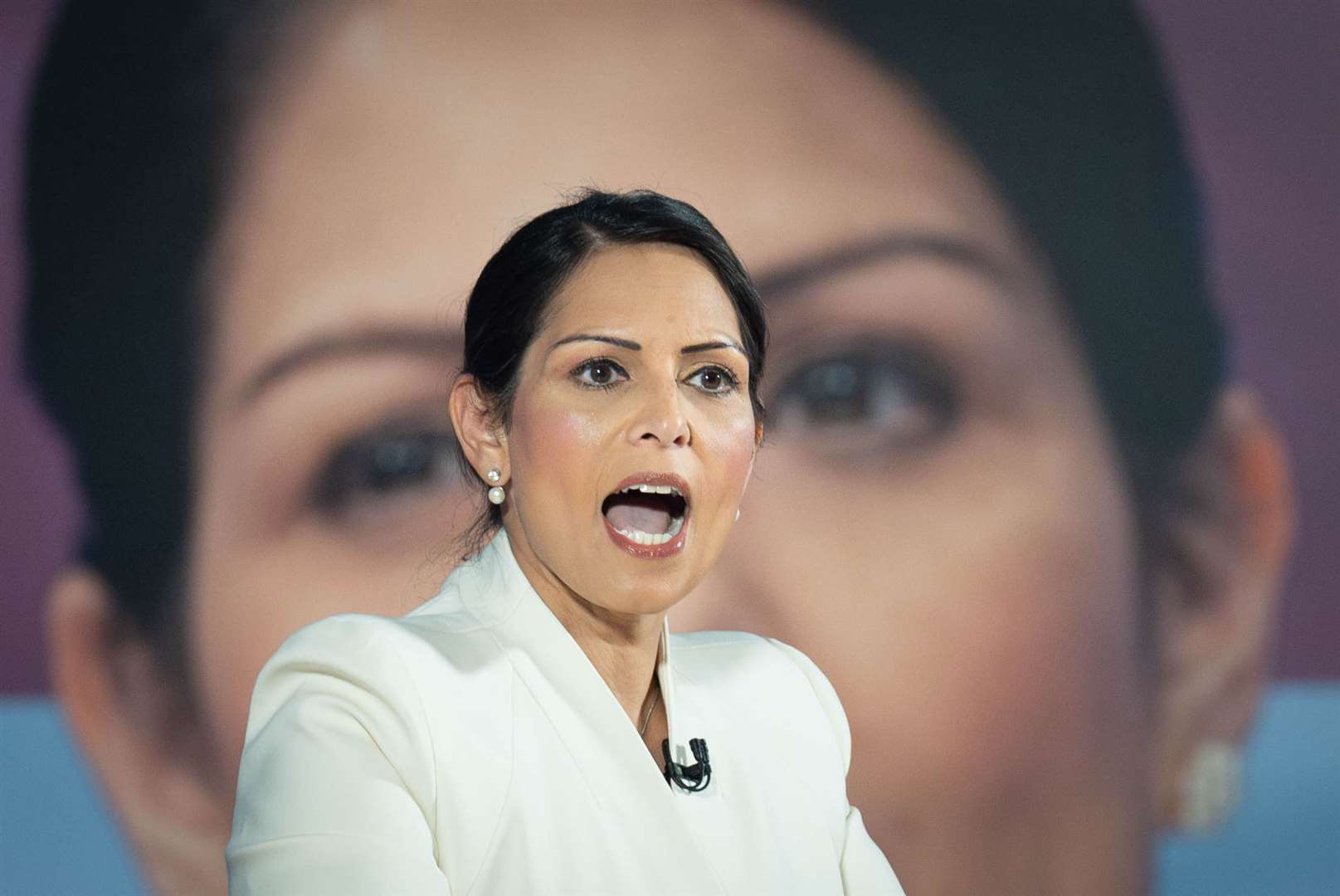 Shadow foreign secretary Dame Priti Patel (Stefan Rousseau/PA)