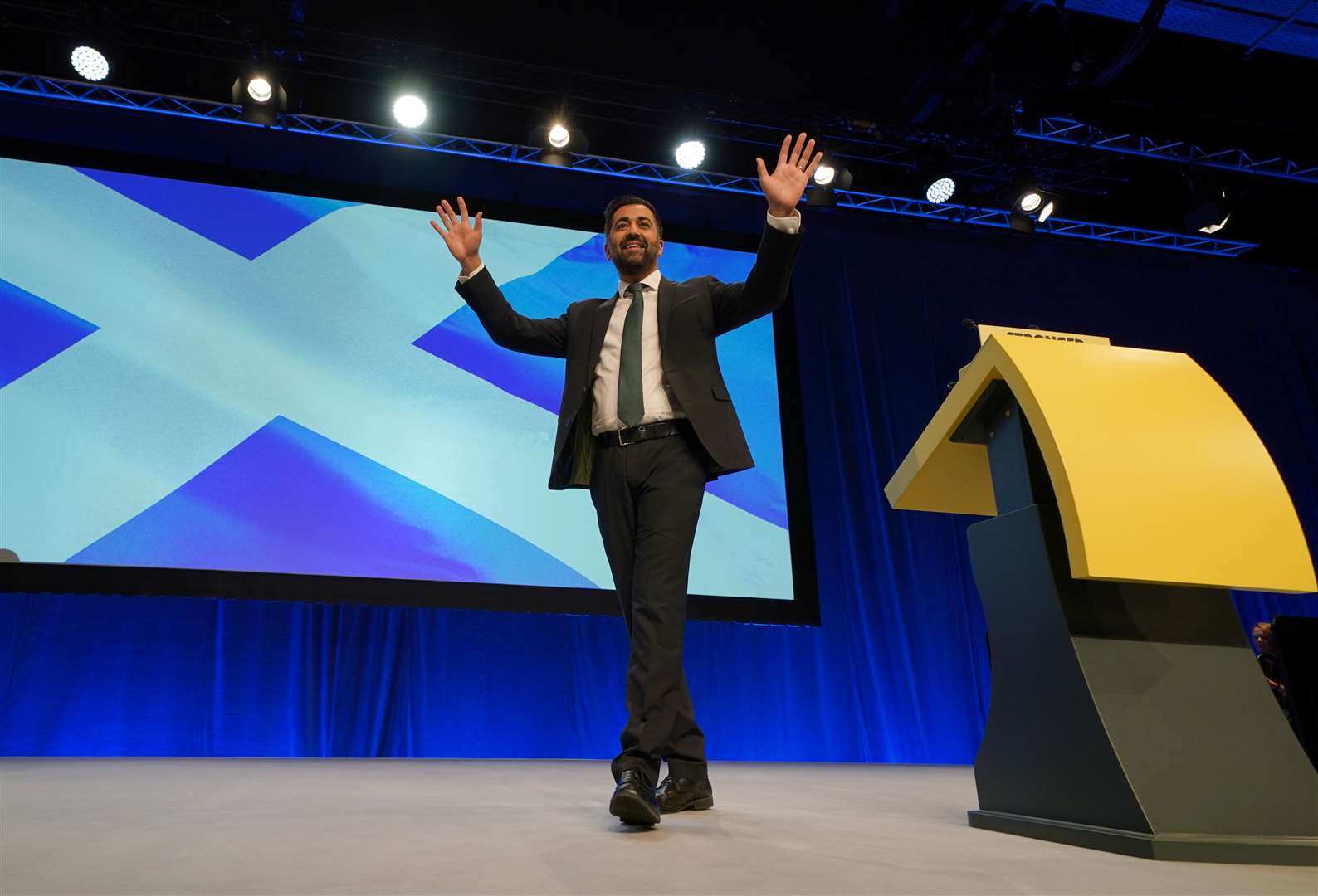 Mr Yousaf will say Scotland can become ‘Tory-free’ (Andrew Milligan/PA)