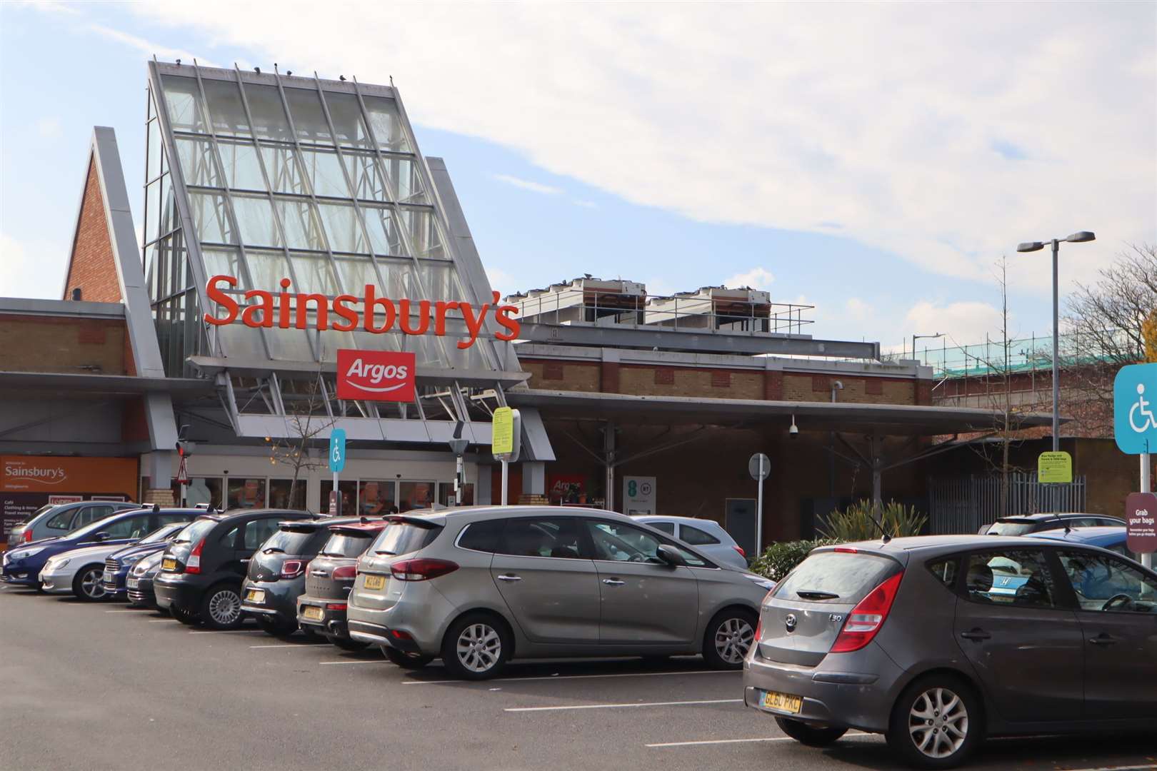 Sainsbury's supermarket in the Avenue of Remembrance, Sittingbourne