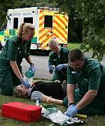 Paramedics at work. Library image