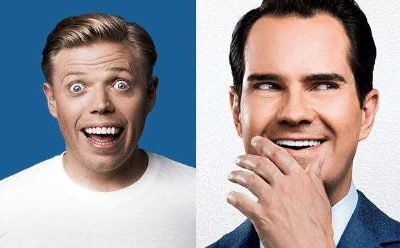 Rob Beckett and Jimmy Carr will be performing at the Margate Winter Gardens