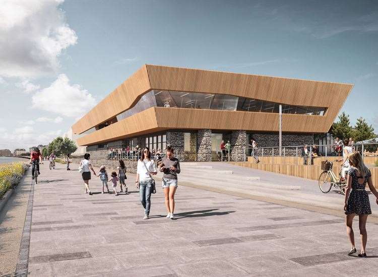 Artist's impression of the new leisure centre