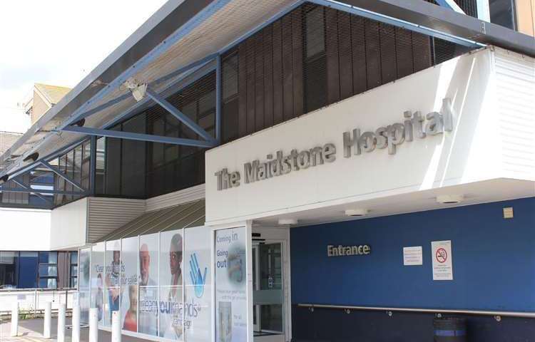 The road is regularly used to get to Maidstone Hospital. Stock image