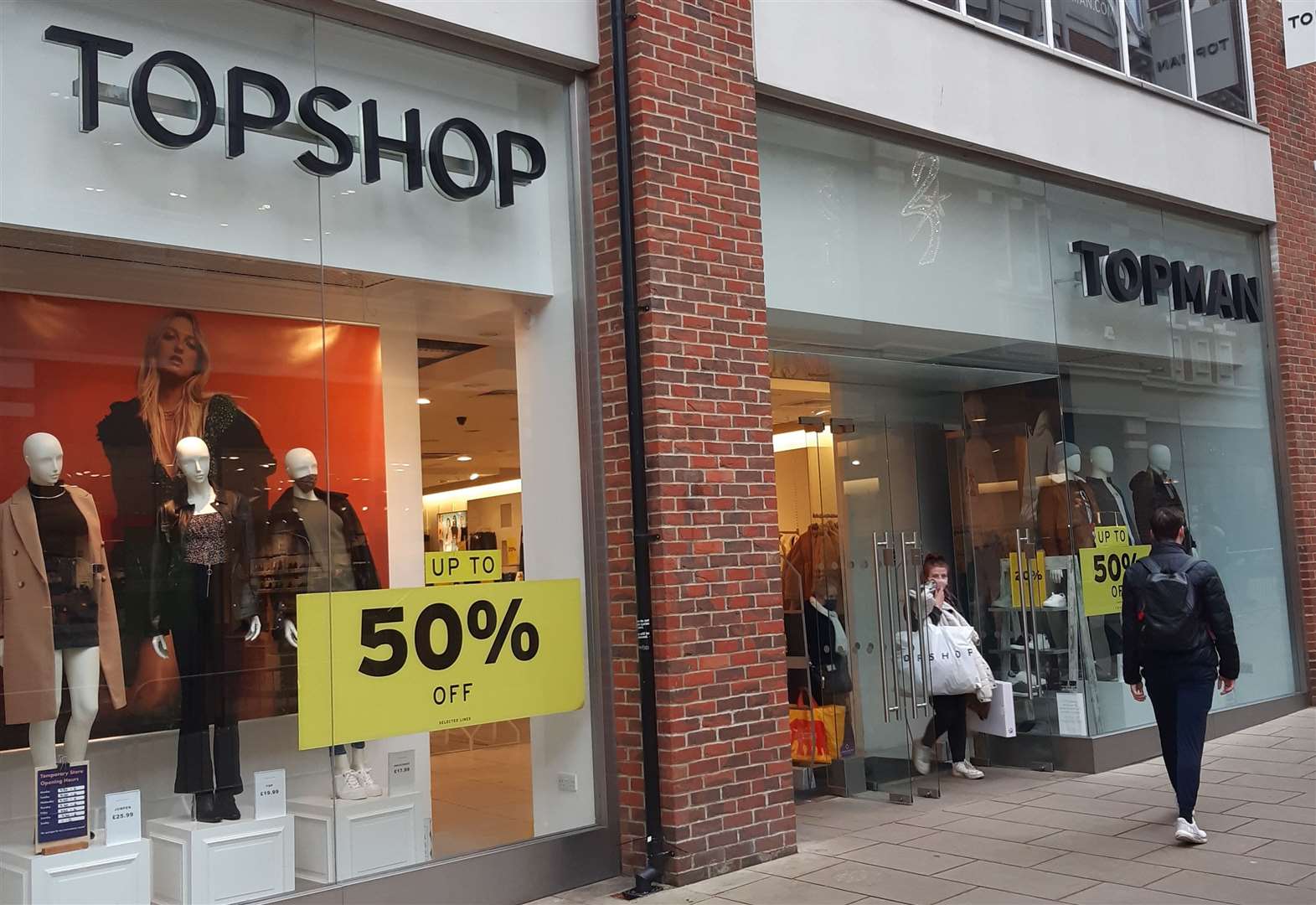 Topshop and Topman in Whitefriars are at risk after Arcadia's collapse into administration