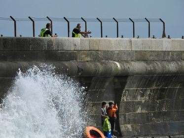 Police were called alongside coastguard services. Photo: Kevin Clarke