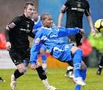 Action from Gillingham v Stockport. Picture: Grant Falvey