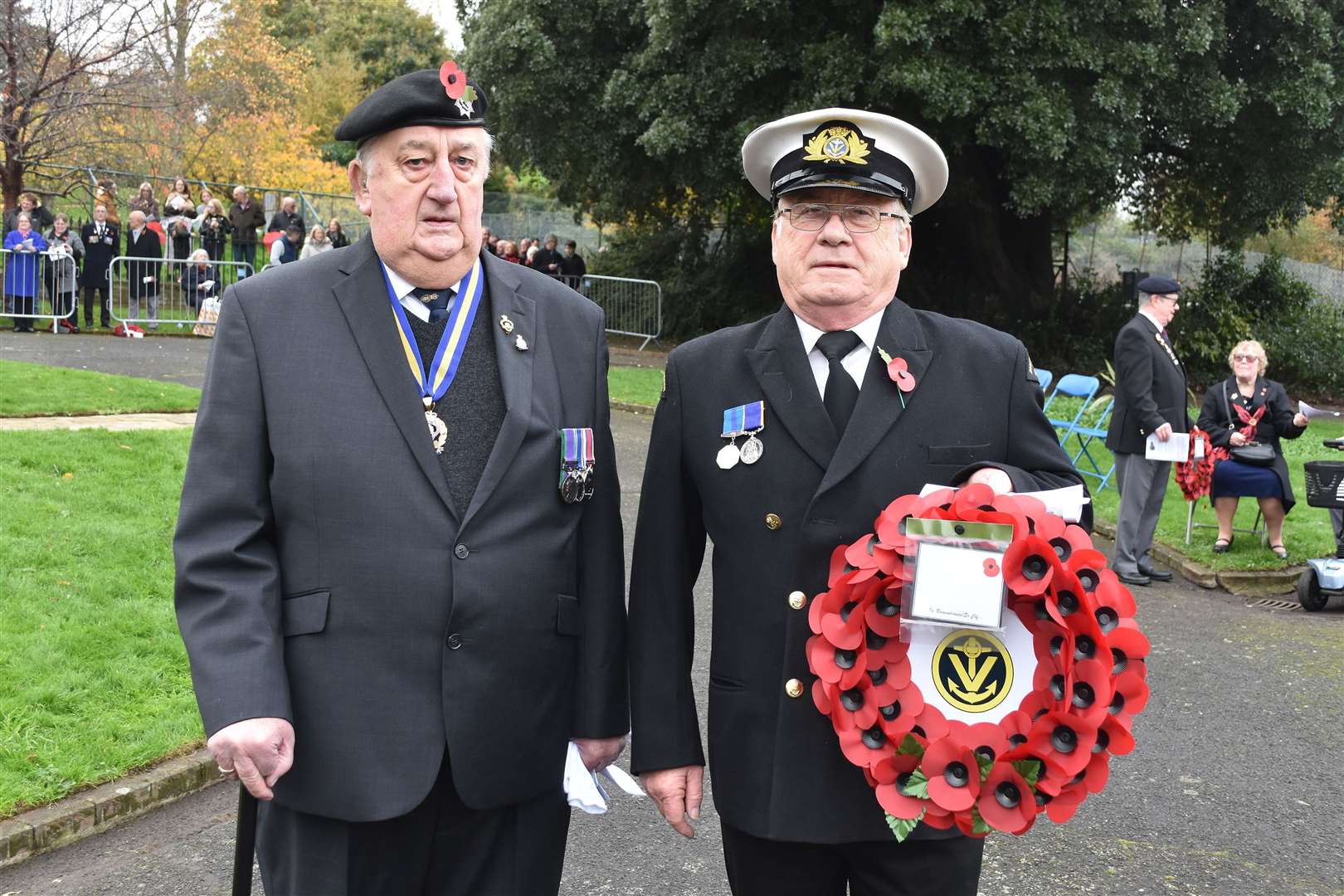 Windmill Hill Memorial Gardens, Gravesend Remembrance Service. Picture: Jason Arthur