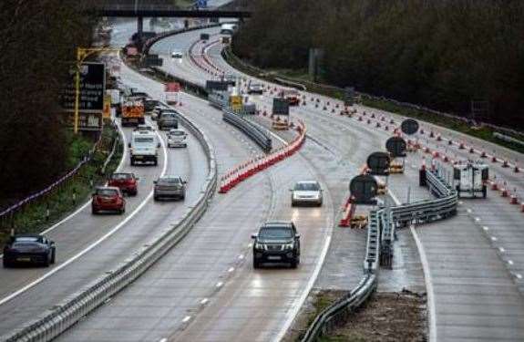 Operation Brock is being deployed next Wednesday on the M20. Picture: Barry Goodwin