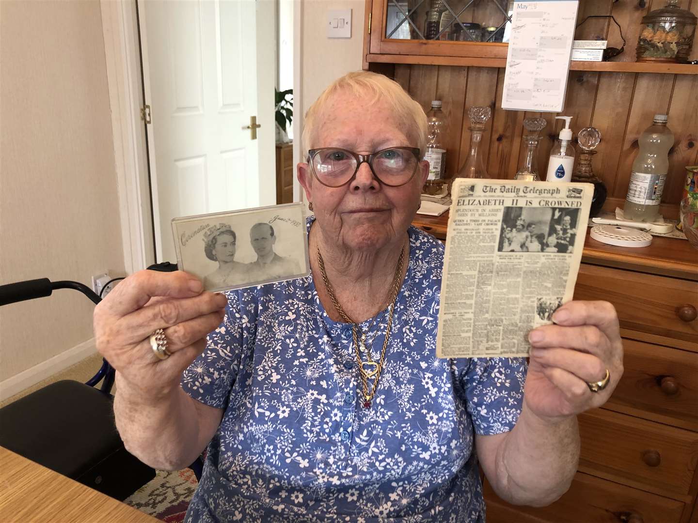 Margaret Duff was one of the few children to have received this special holographic image of the Queen