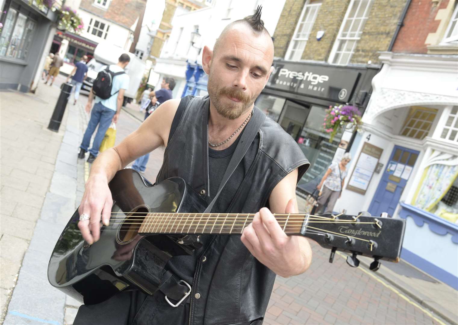 Faversham Busker James Ronayne was still in the building when firefighters believed it was empty