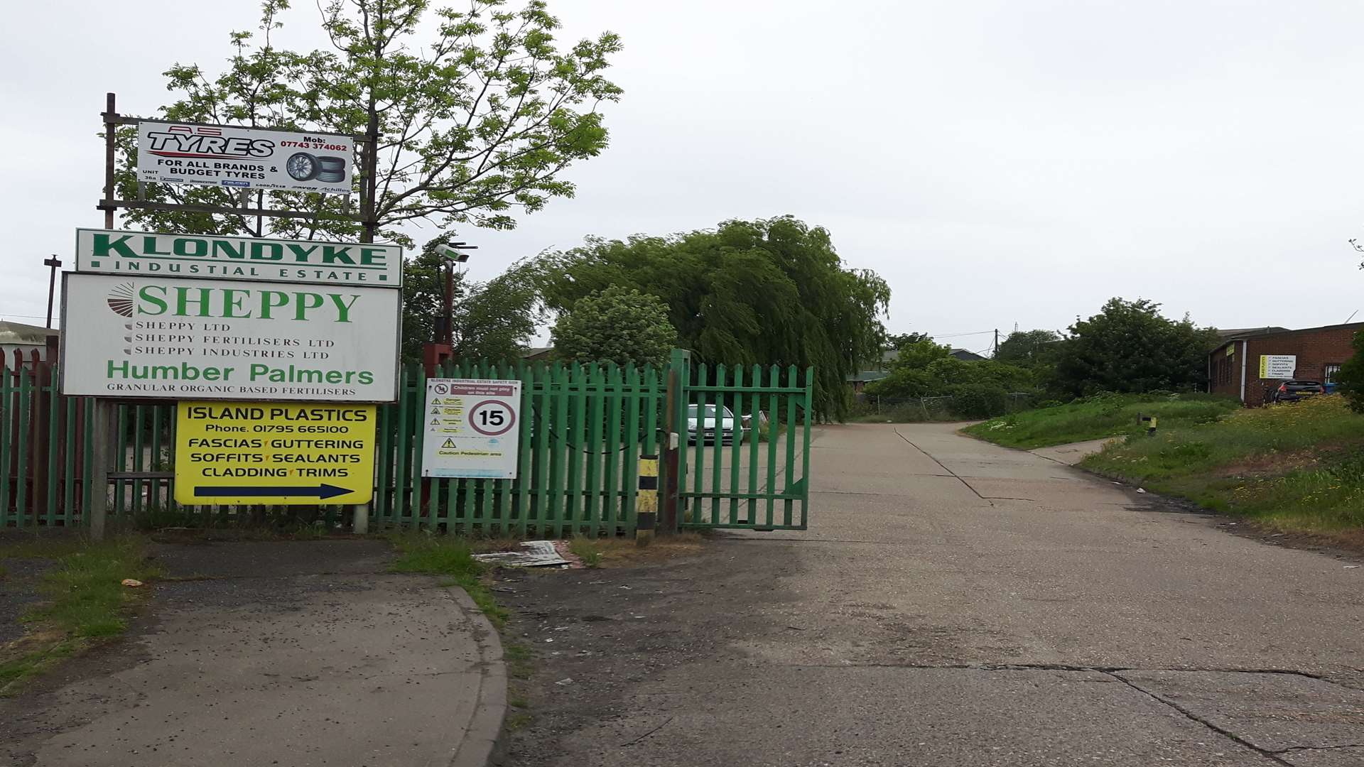 The Klondyke Industrial Estate, Queenborough.