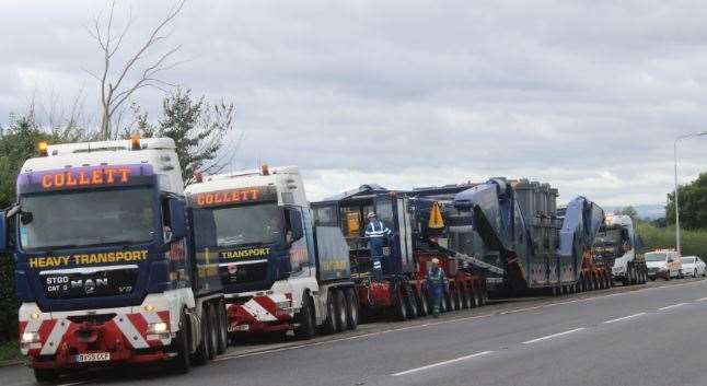 The type of abnormal load set to travel through Kent. Picture: Collett