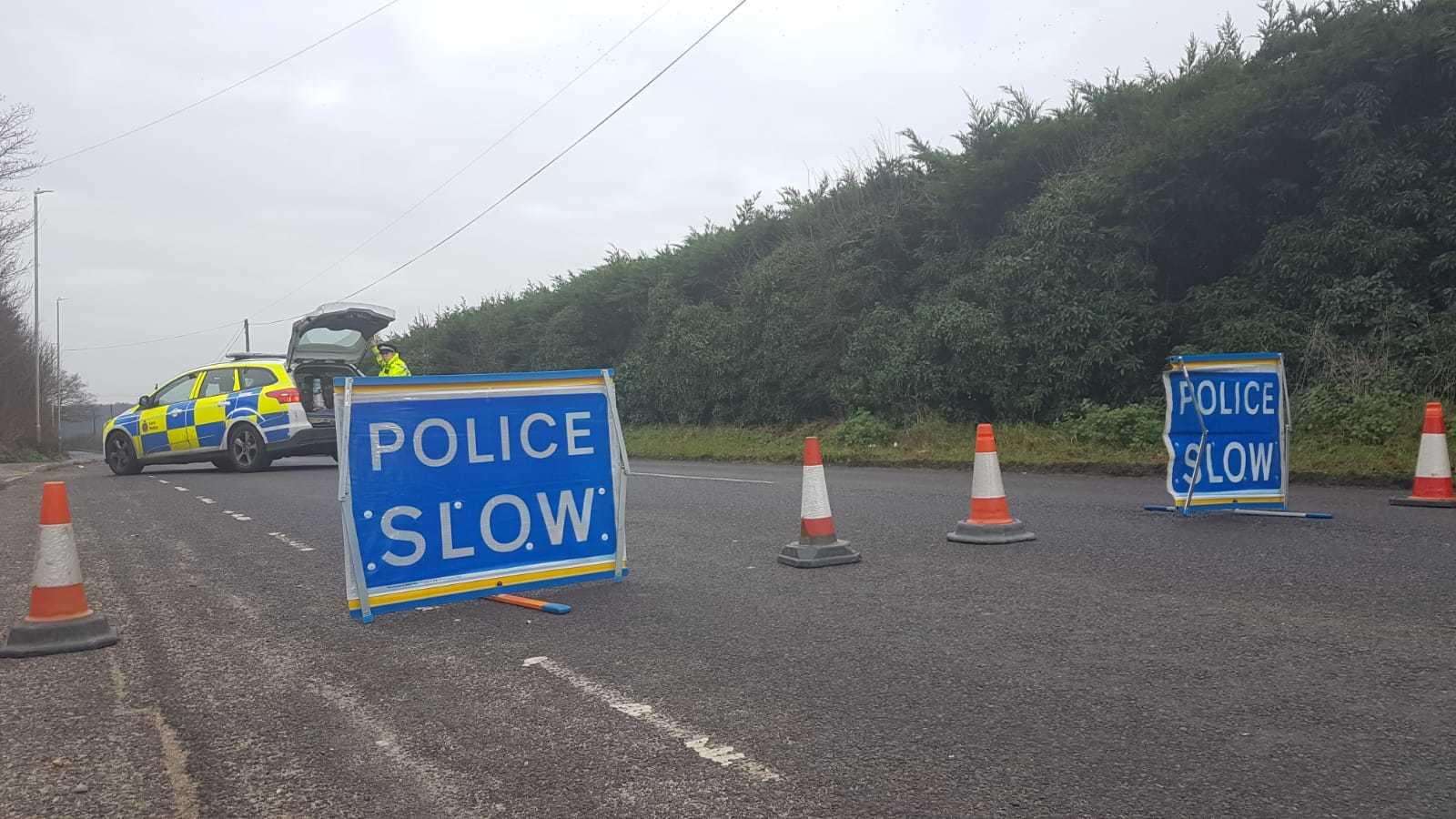 Police have closed the road (6241860)