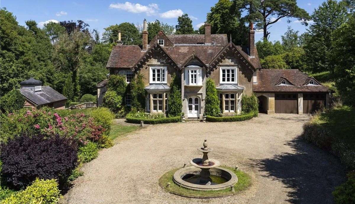 This country house in Fordcombe, near Tunbridge Wells, is on the market for £3.2 million. Picture: Savills