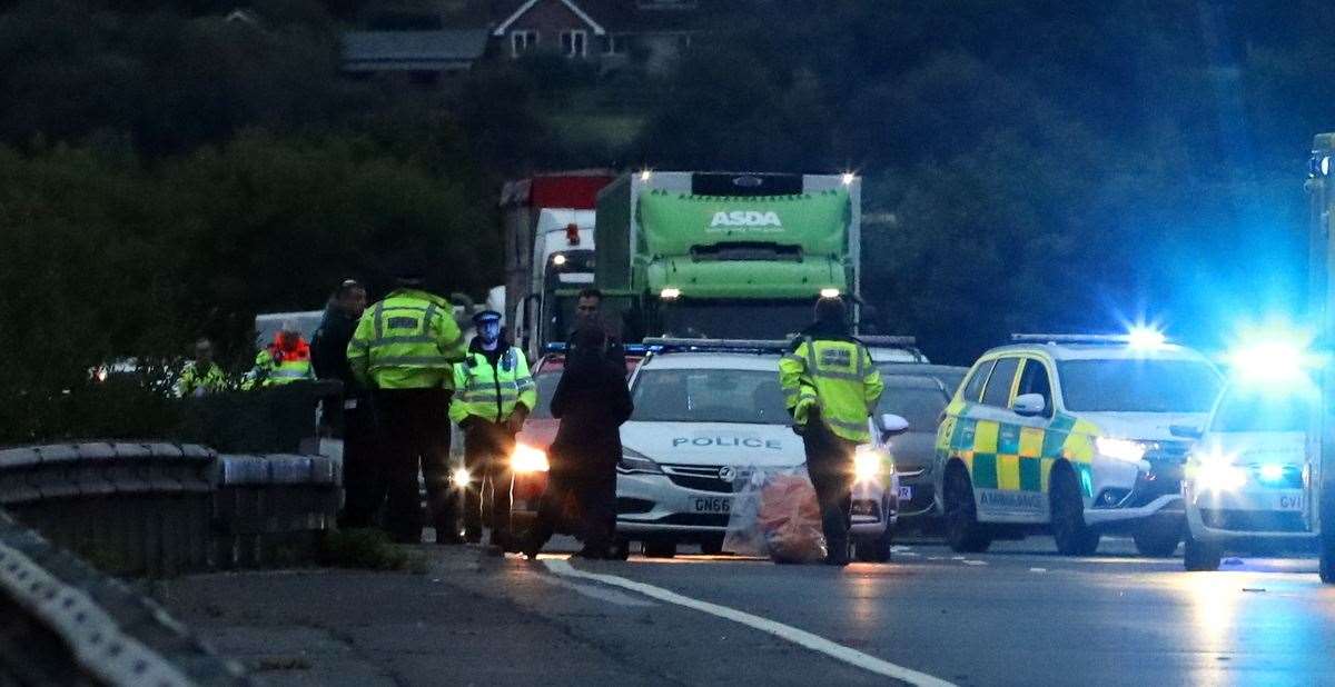 A car fire has closed the A21 between Sevenoaks and Tonbridge (38565234)