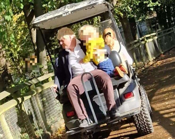Boris Johnson has been seen at Howletts Zoo in Canterbury. Picture: Jenny Wingrove