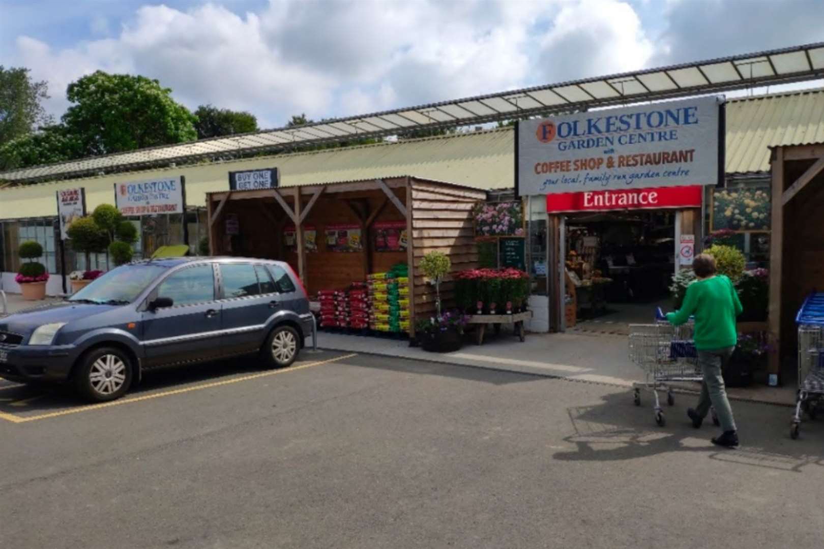 Folkestone Garden Centre, near Densole, is set for a major redevelopment. Picture: Folkestone Garden Centre / INVVU