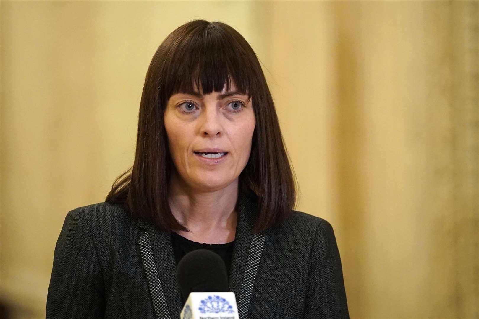 The minutes show Nichola Mallon saying there needed to be an Executive response after the funeral controversy (Niall Carson/PA)