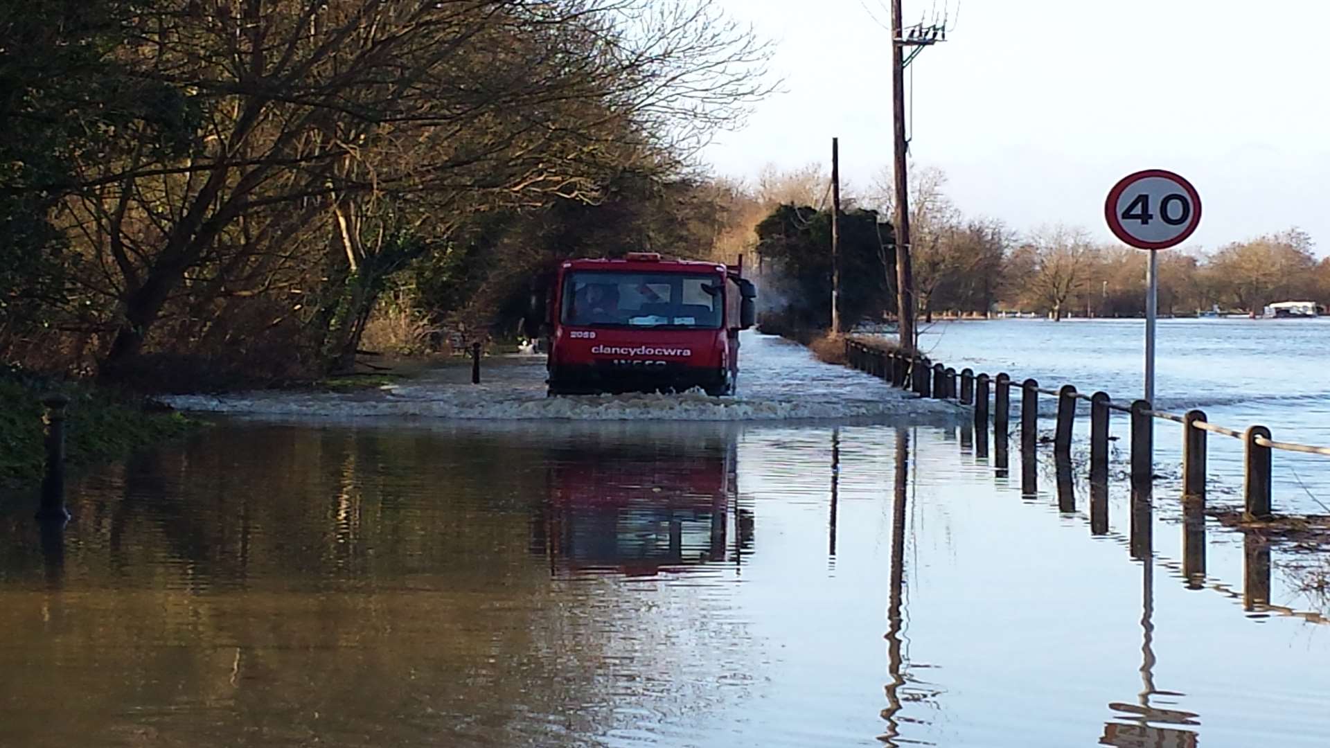 Flooding's still bad in Yalding