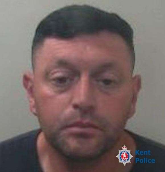 Ambrose Treeby, 40, was jailed for more than two years after stealing £30 from a pensioner's purse in Sevenoaks. Picture: Kent Police