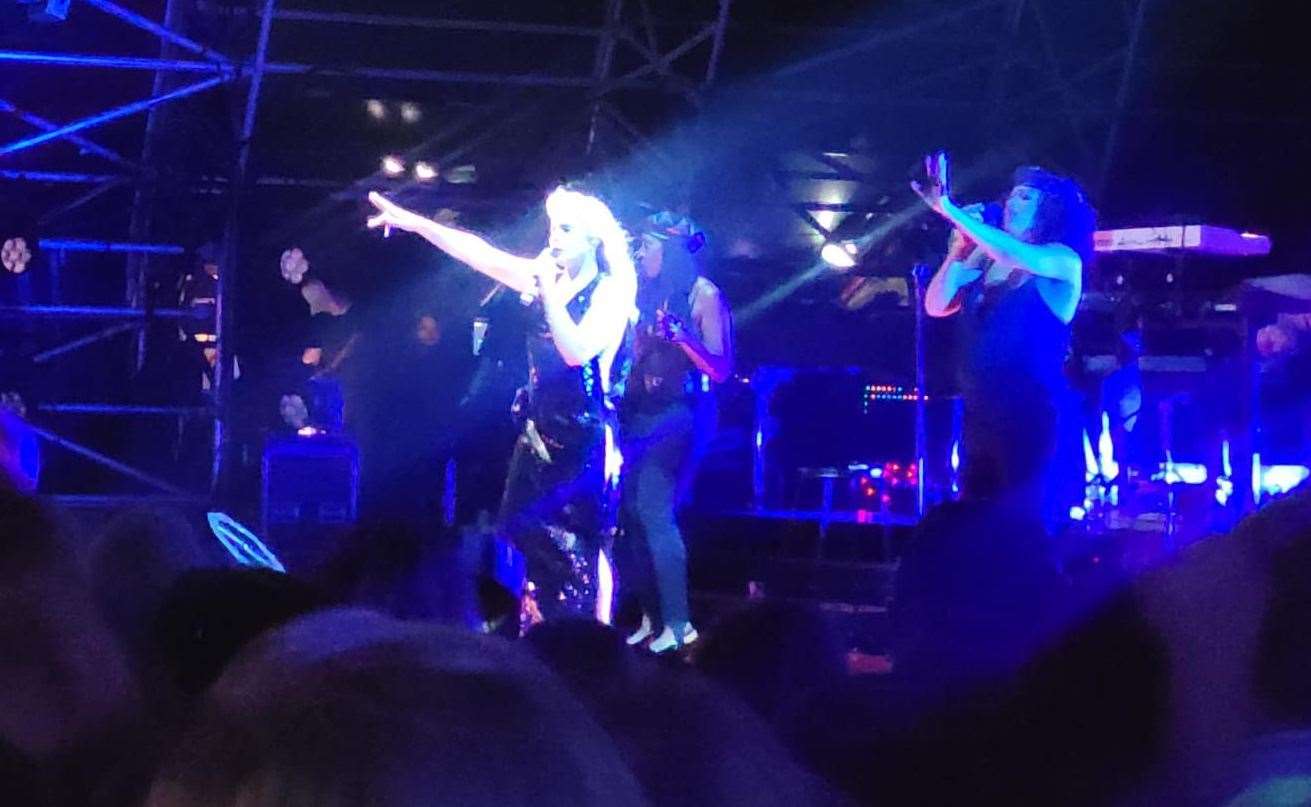 Paloma Faith on stage at Dreamland