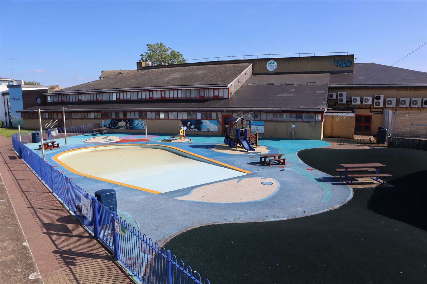 Empty: Sheerness paddling pool