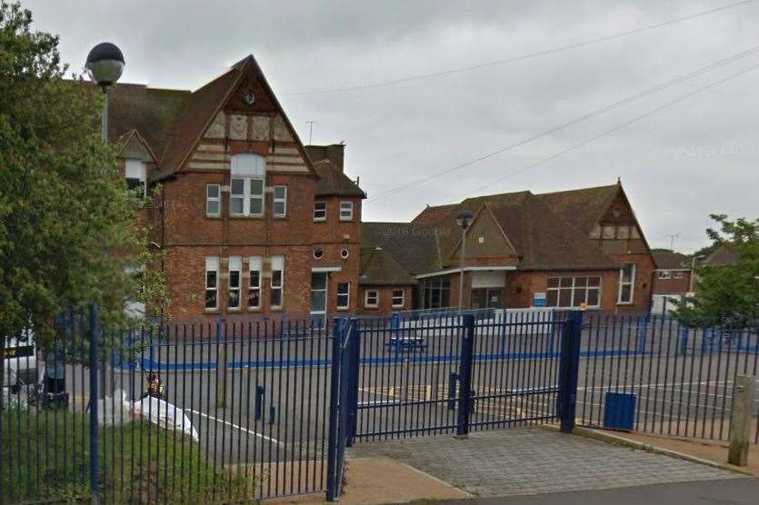 Police were called to the school, picture Google Maps.