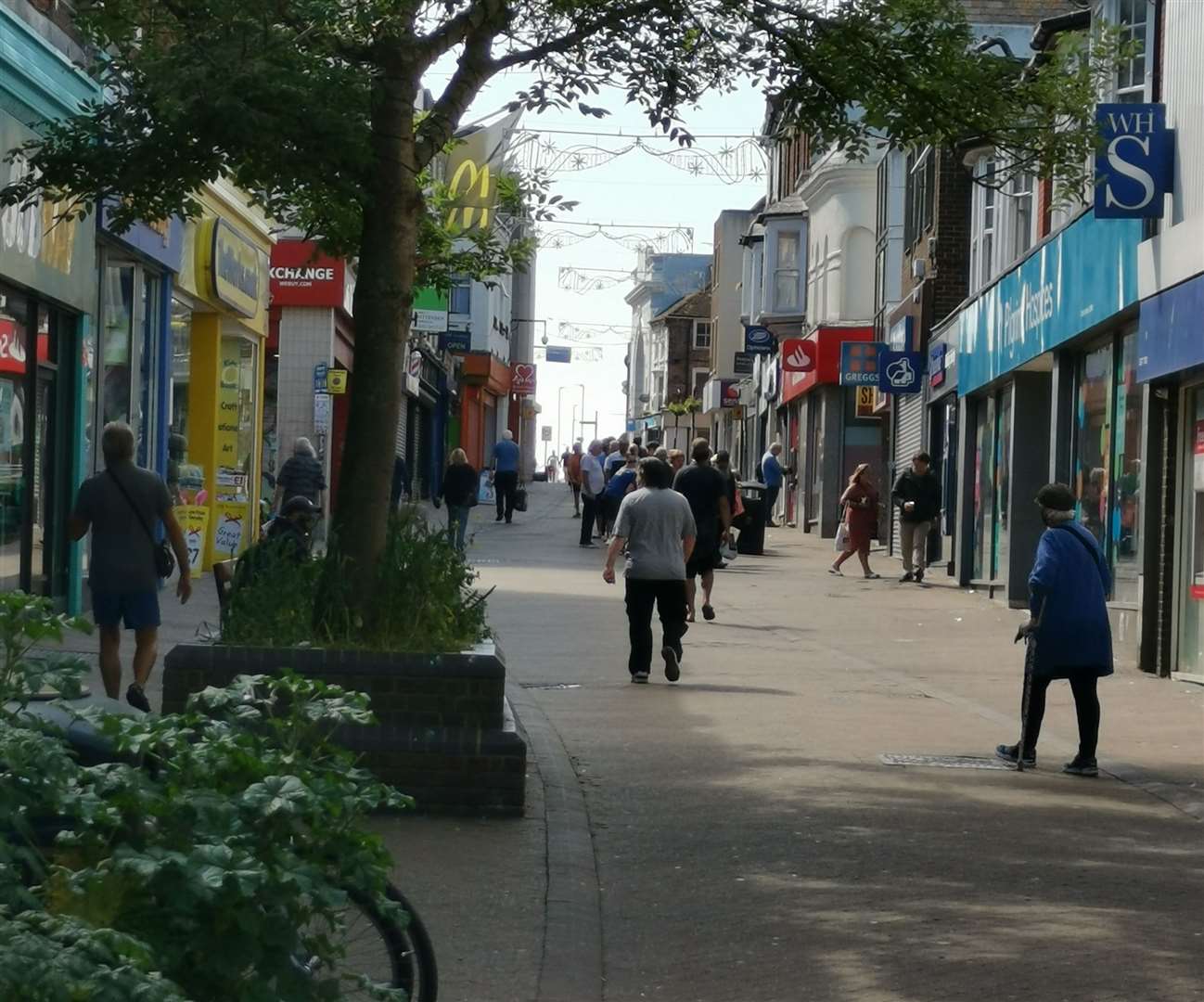 A home in Margate High Street was targeted