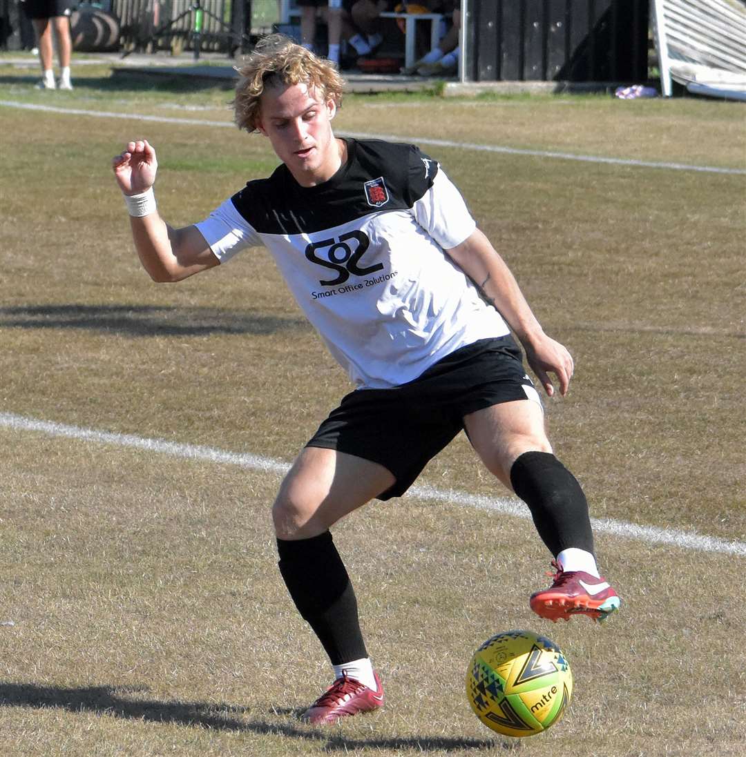 Nathan Wood netted at Kingstonian - watched by his friend, Chelsea and England midfielder Mason Mount. Picture: Randolph File