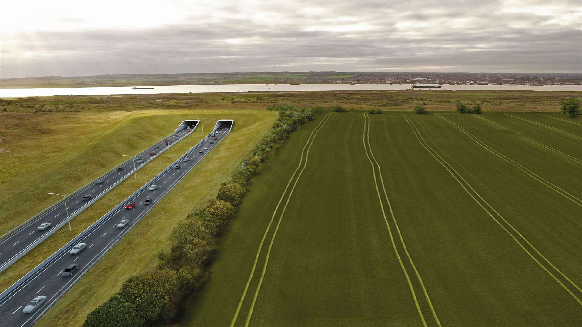 Lower crossing. MV Thames Highway. The Major Highway Thames. Highway English. Three Lanes of Highway.