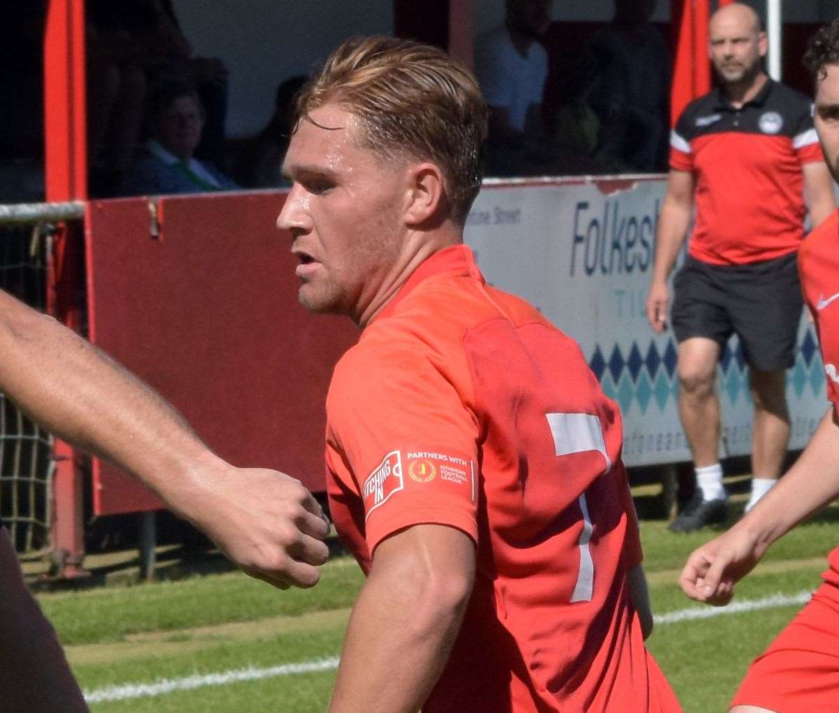 Hythe Town midfielder Jacob Gilbert Picture: Randolph File