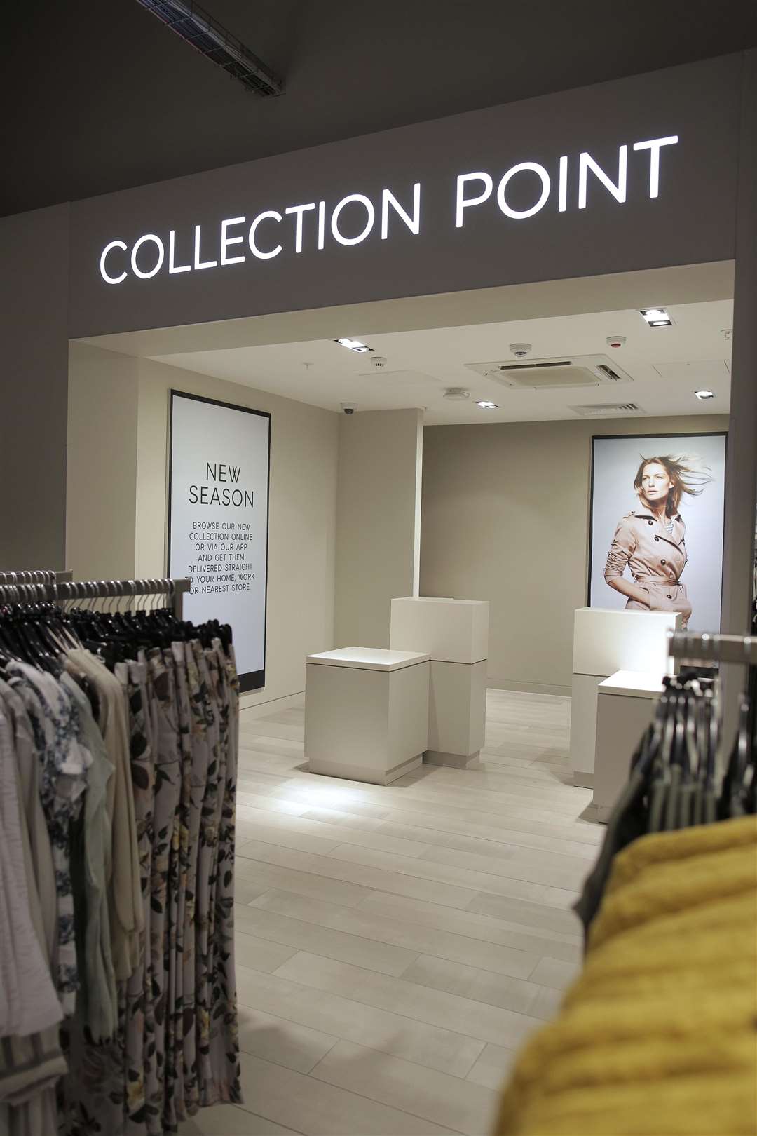 Clothes and homeware can be ordered into the store but will not be sold there Picture: M&S