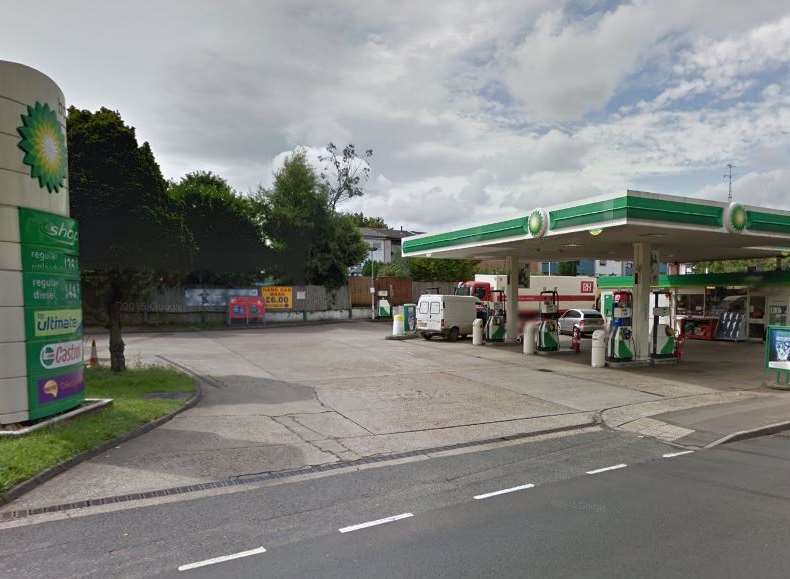 The BP garage on Sutton Road