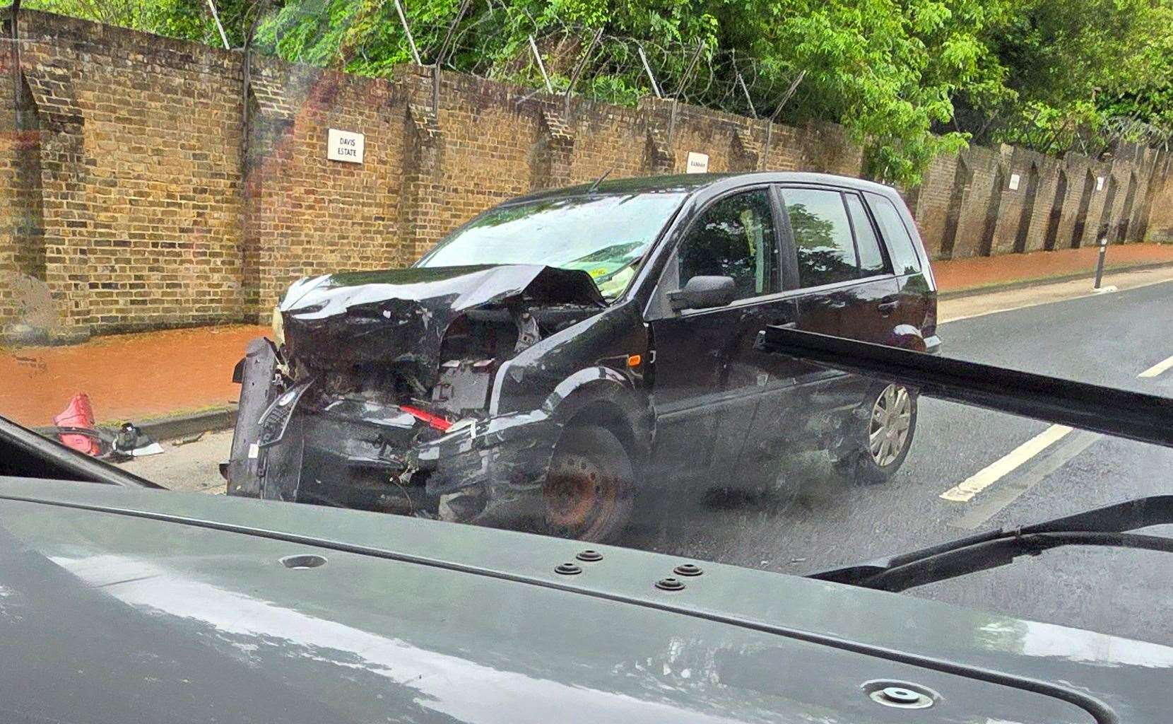 The Dock Road crash in Chatham