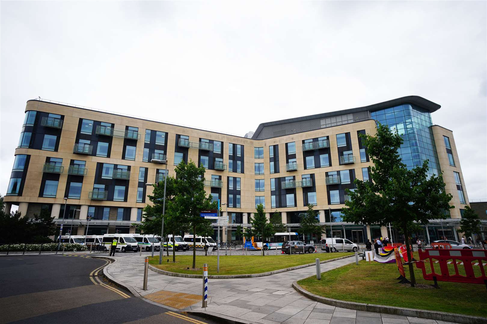 Southmead Hospital in Bristol where the Princess Royal is being treated (Ben Birchall/PA)