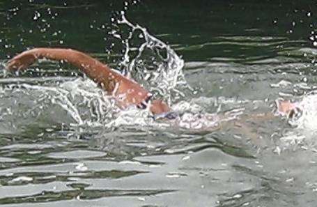 Channel swimmer