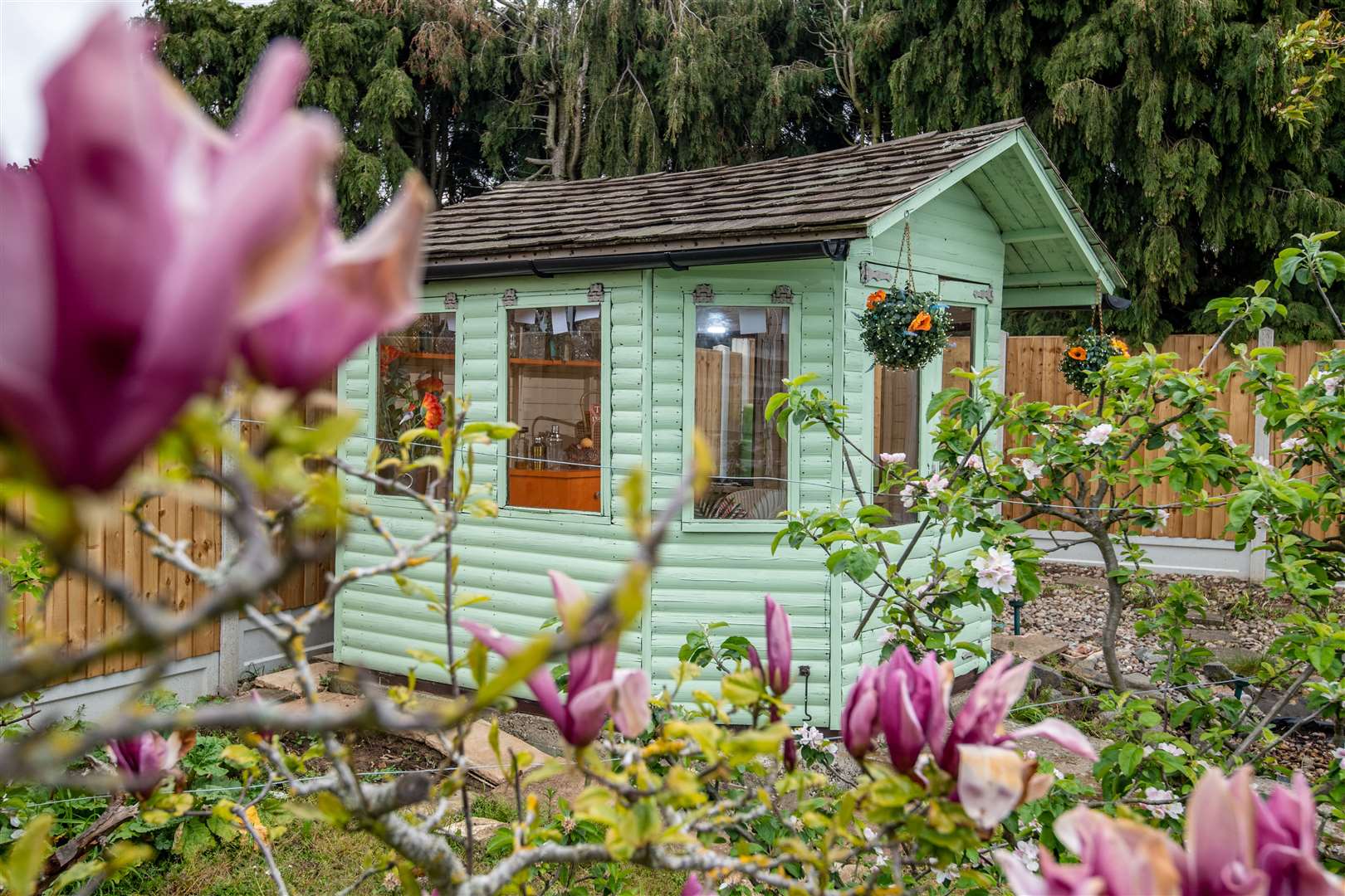 The winner of Shed of the Year 2021 contest (James Linsell-Clark/PA)