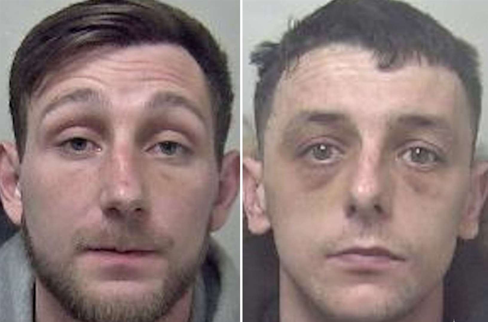 John Hazelgrove and Patrick Holmes were jailed following a brutal attack in Herne Bay’s High Street in March this year. Picture: Kent Police