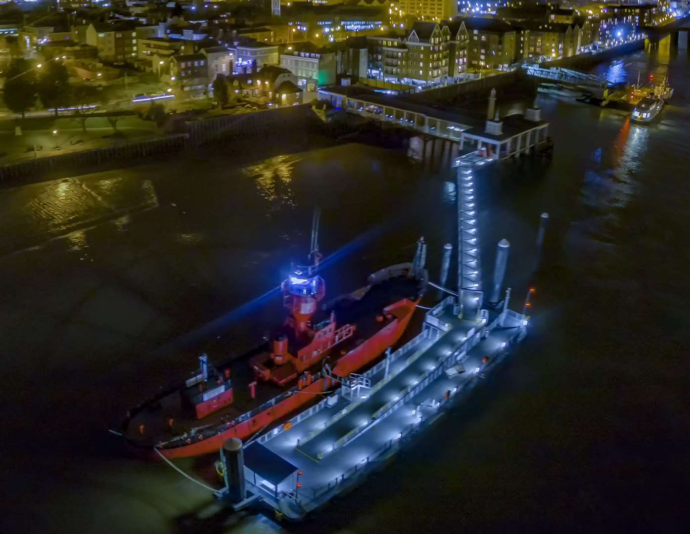 The pier is a landmark on the river at Gravesend. Picture: Darrell Mills