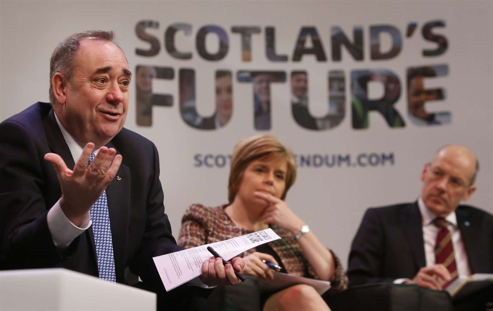 Scottish First Minister John Swinney said Alex Salmond ‘inspired a generation’ to believe in independence (Danny Lawson/PA)