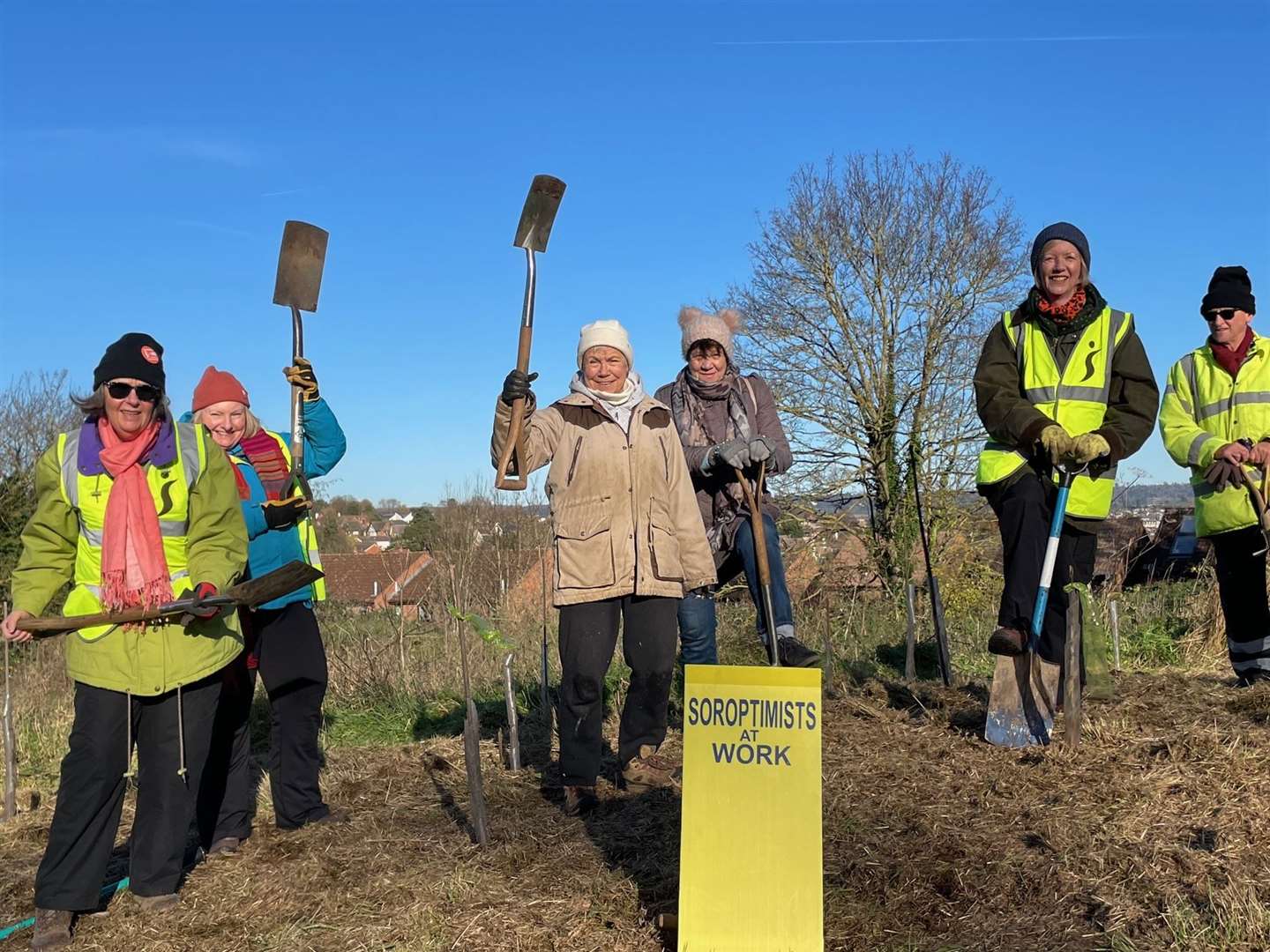 Members of Soroptimists International at work in Tovil