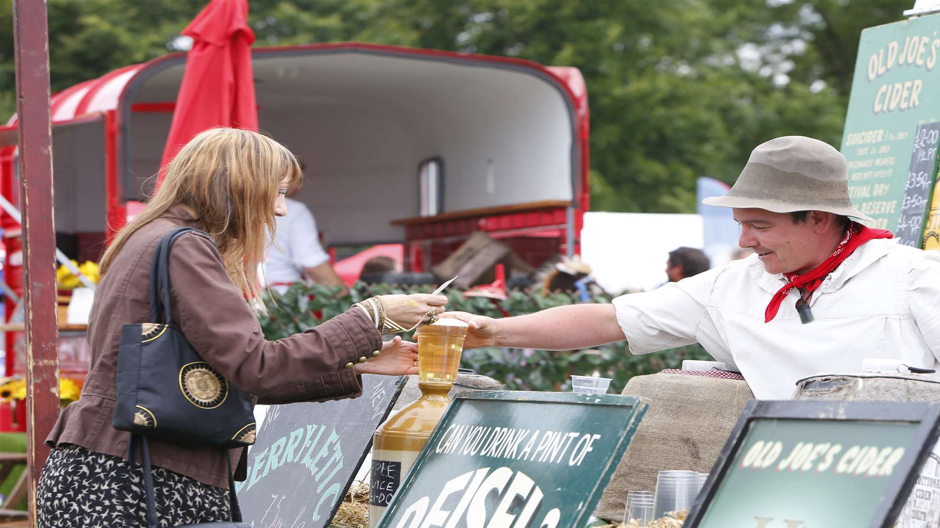 The stands have proved a real hit at the county show