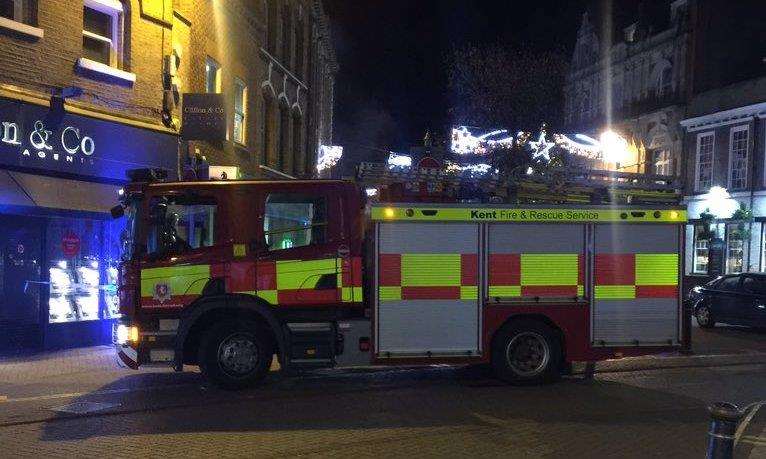 Six fire crews were called. Picture: Phillip Marvell