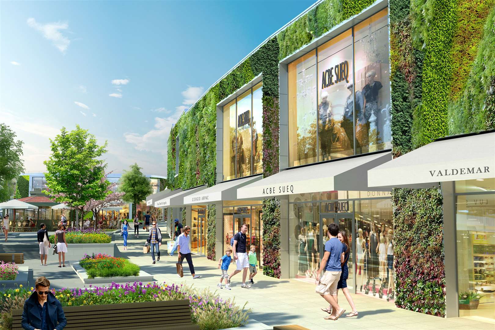 The Designer Outlet extension is set to be completed this autumn