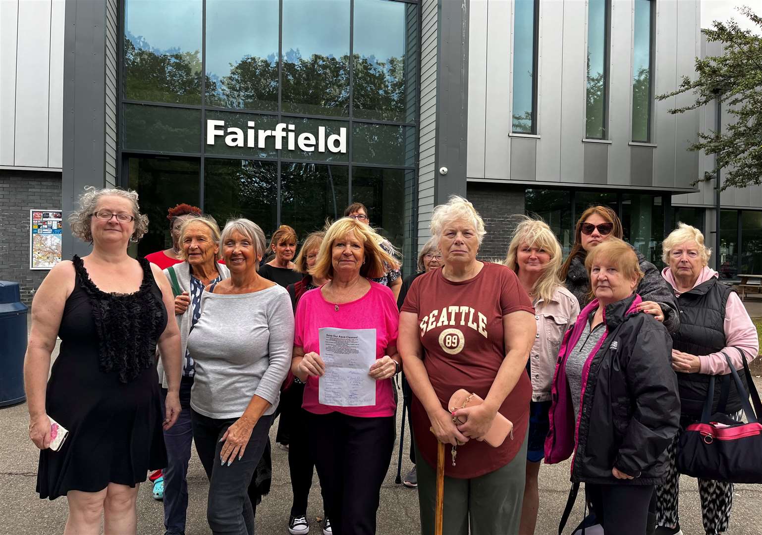 More than 50 women attend the Friday morning aquafit class at Fairfield Leisure Centre on a regular basis